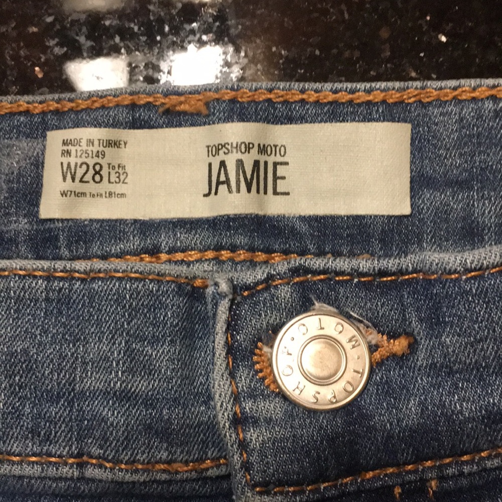 Topshop Highwaisted Jamie Jeans